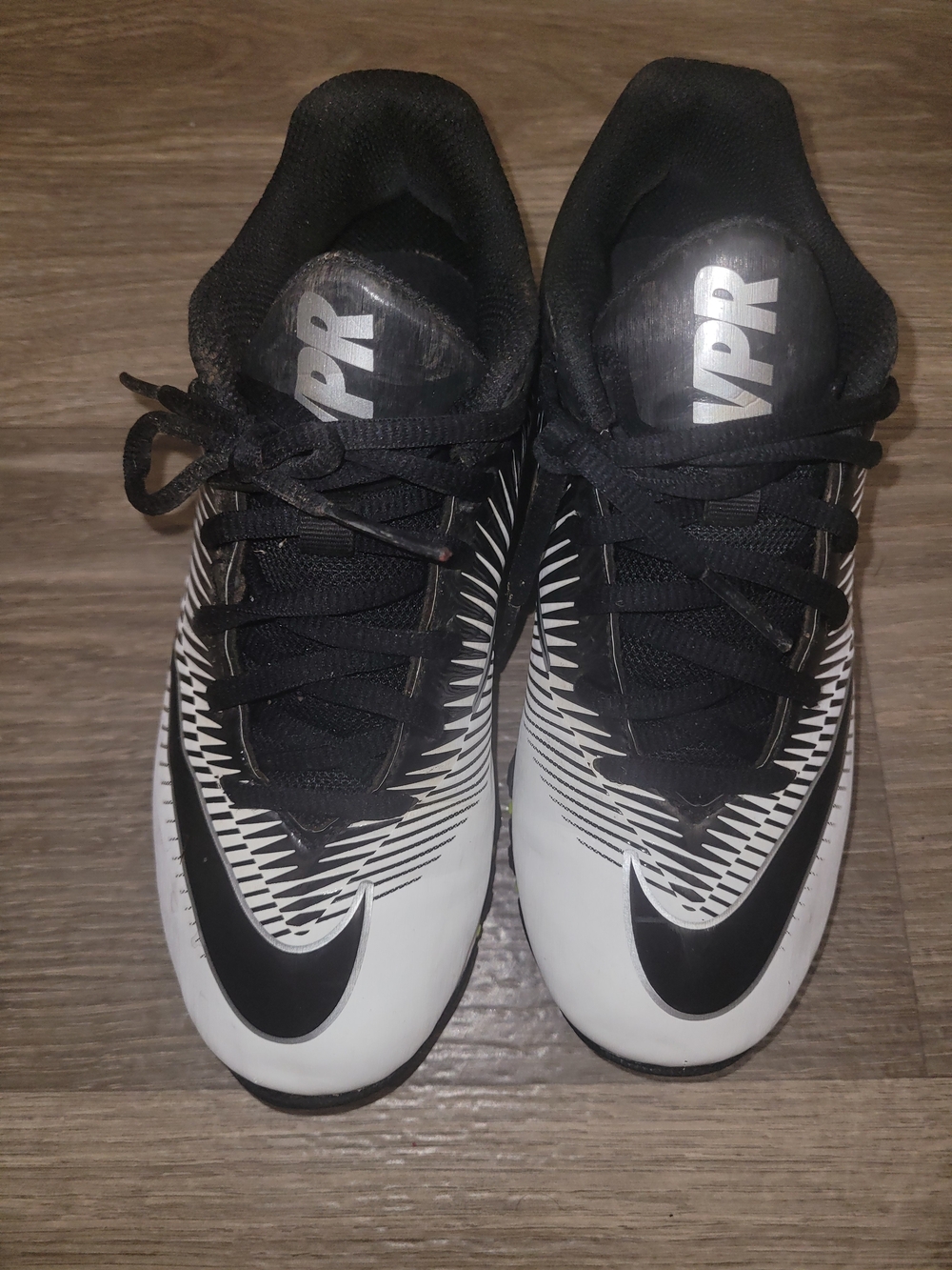 Nike Black & White VPR Soccer Cleats